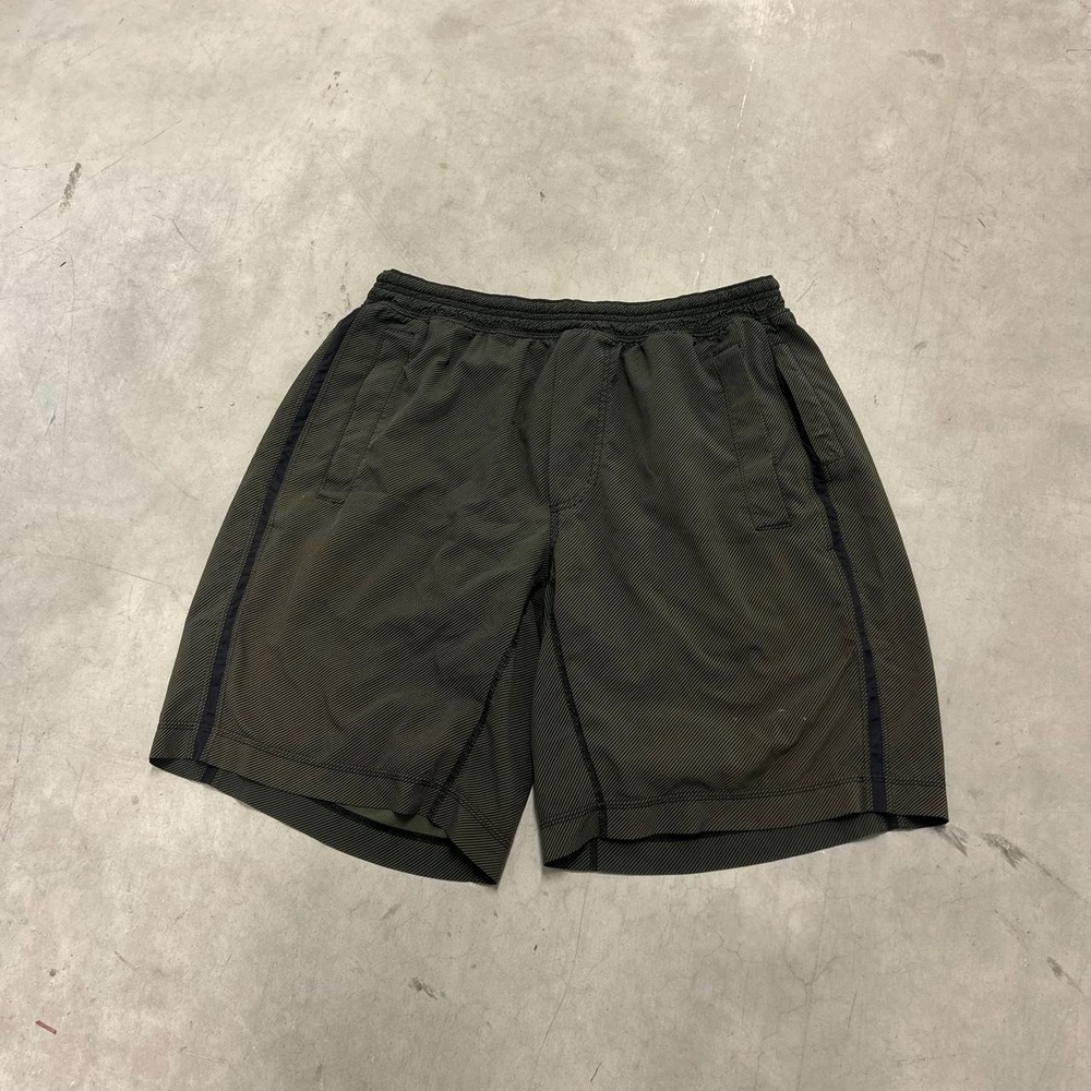 Lululemon Green Earth Tone Athletic Shorts